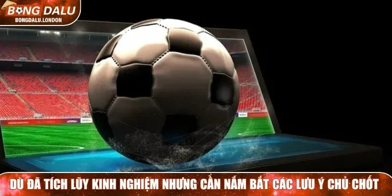 Dù đã tích lũy kinh nghiệm nhưng bạn cần nắm bắt các lưu ý chủ chốt